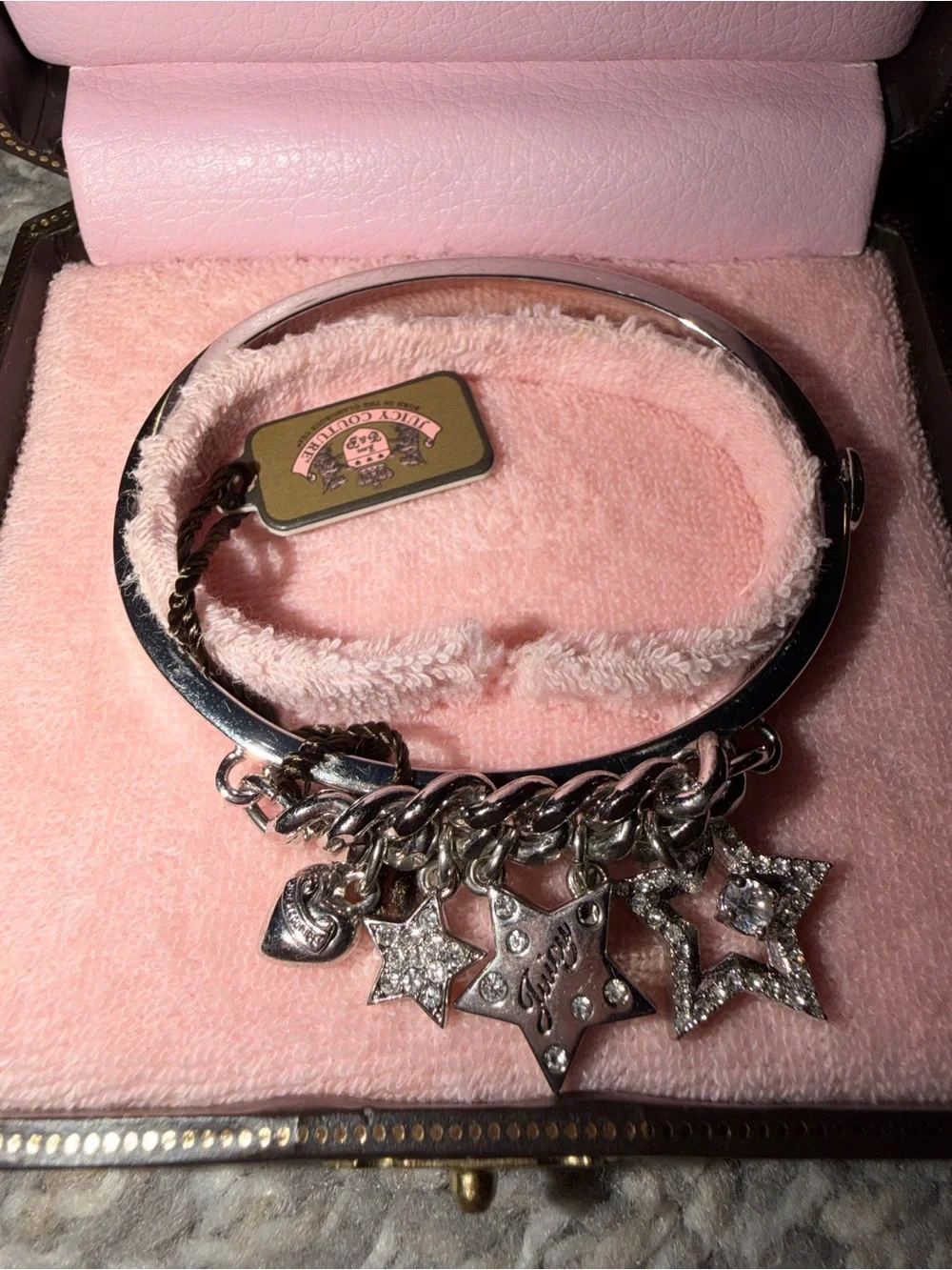 Vintage Juicy Couture Star Bangle Bracelet